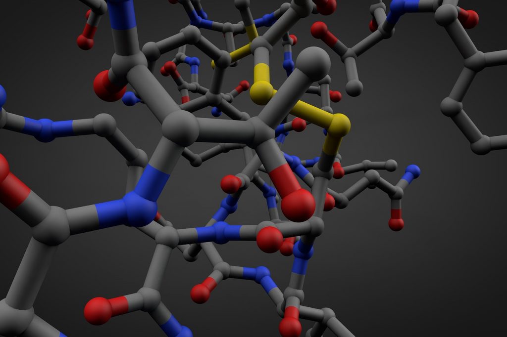 sketch of macromolecule artwork