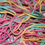 colorful wool artwork